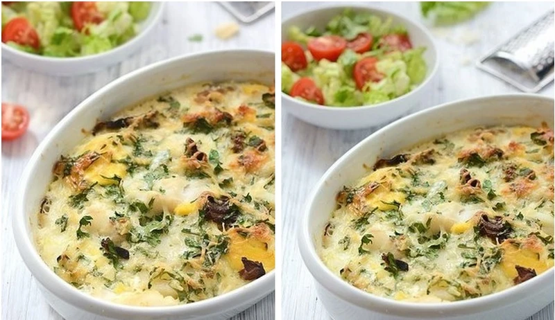 Ryba Zapiekana Pod Ziemniaczanym Puree