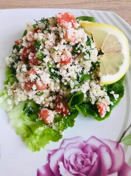 Oszukane Tabbouleh, czyli sałatka z kalafiora