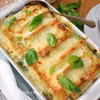 Cannelloni z ricottą, pesto i szpinakiem