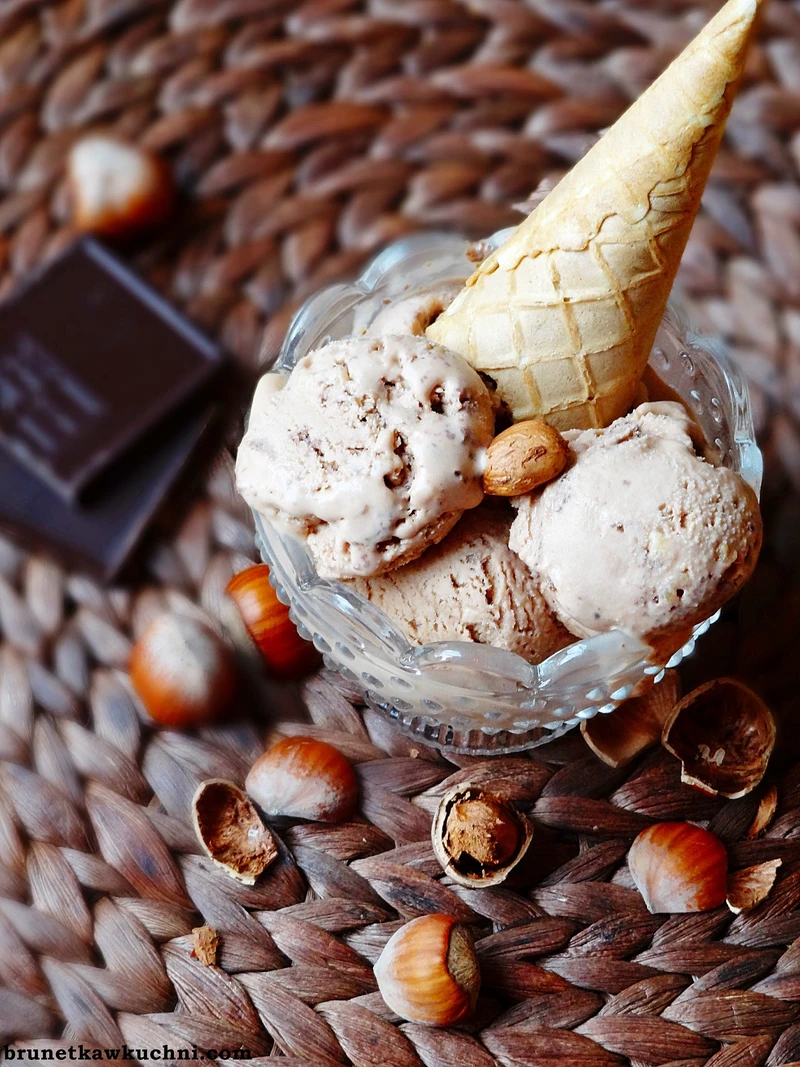 Lody z nutellą, bez maszynki i bez jajek