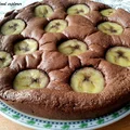 Pieczony omlet kakaowy z bananem