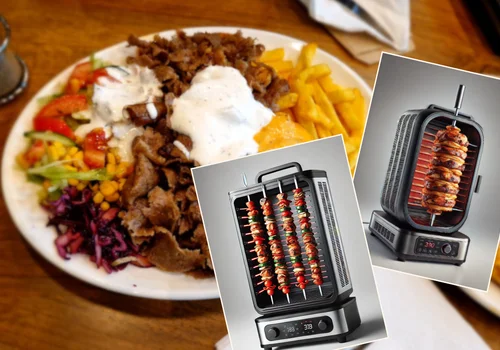 Ten sprzęt do domowego kebaba robi furorę! Obrotowy rożen i mniej tłuszczu, a cena od 169 zł to gratka dla fanów gyrosa