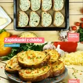 Zapiekanki z chleba z serem żółtym