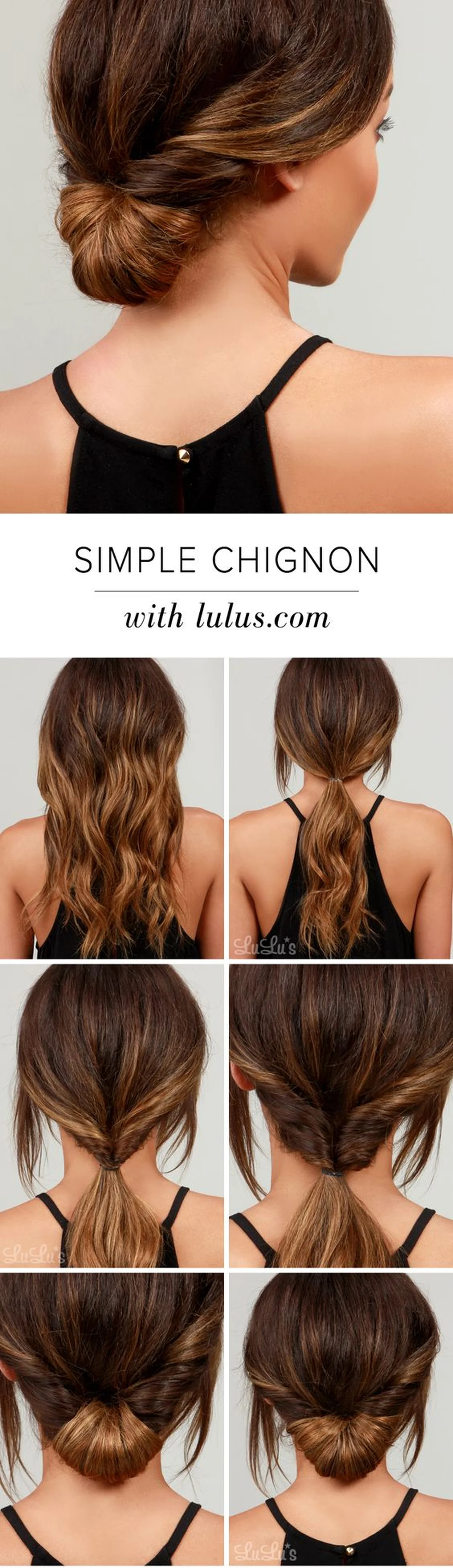 Simple chignon