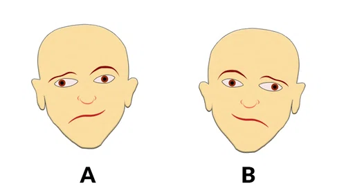 Wybierz szczęśliwszą twarz i dowiedz się, która półkula mózgu jest u Ciebie dominująca!