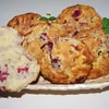 Scones z malinami - angielskie bułeczki