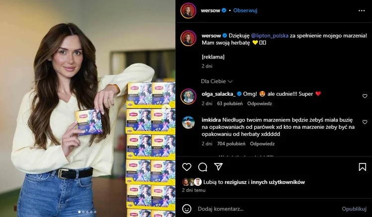 Zdjęcie Gwiazdy internetu na opakowaniach Lipton! Nowe herbaty już w Biedronce! #1