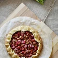 Rustykalna tarta z rabarbarem