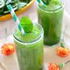 Zielone smoothie ze szpinakiem i kiwi