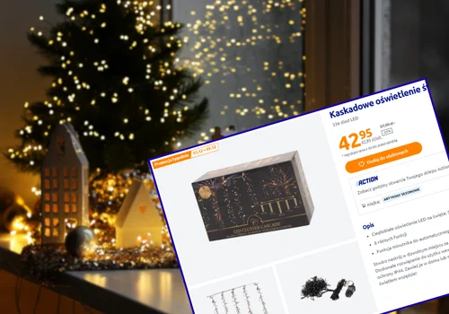 Te lampki z Action za 42 zł zrobią magię w ogrodzie i w domu! Efekt kaskady zachwyca, a miniutnik  jest mega praktyczny