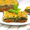 Wegańska, trójwarstwowa lasagne