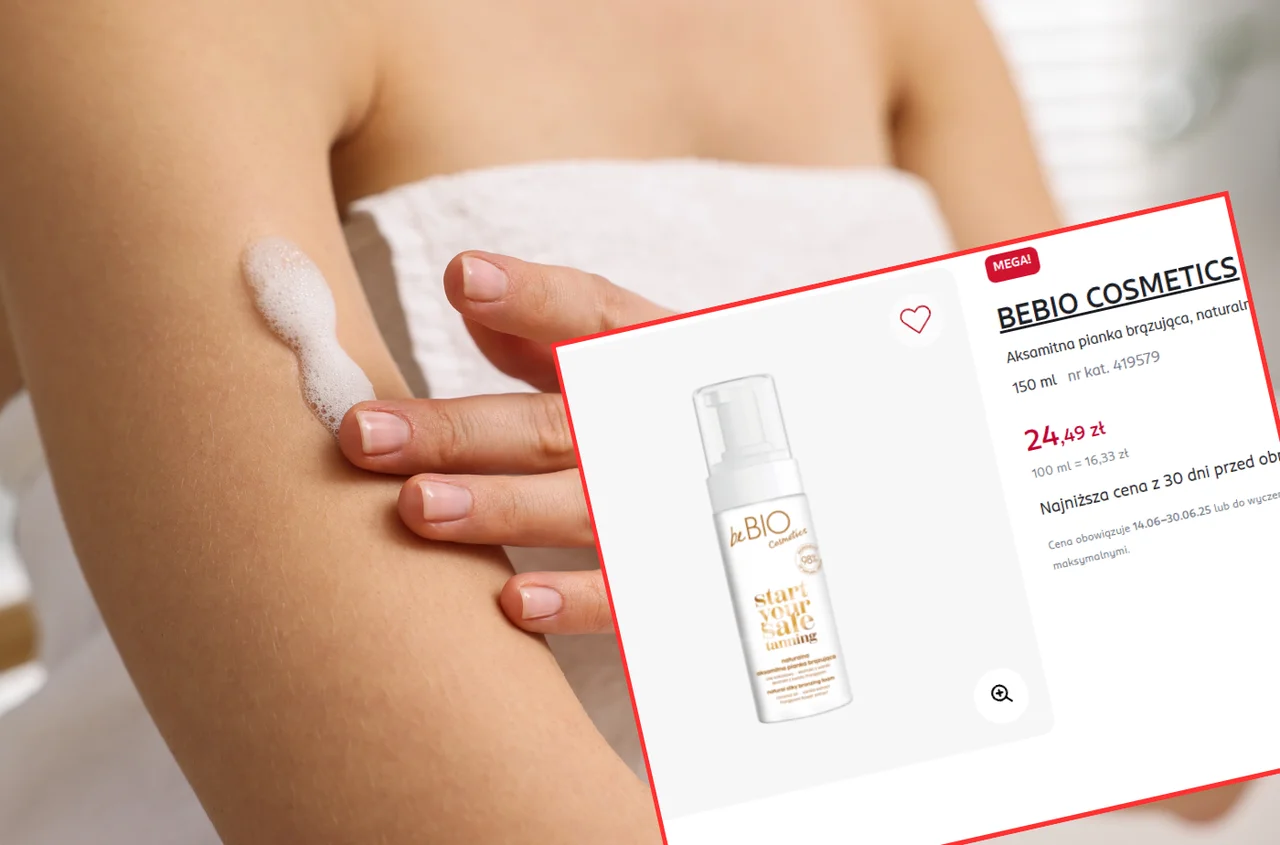 Ta pianka brązująca z Rossmanna za 24 zł to nowy ulubieniec Polek! Boska opalenizna już po jednej aplikacji, bez solarium i smug