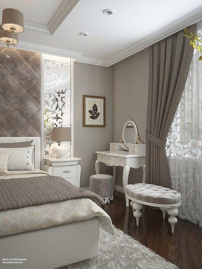 Sypialnia glamour
