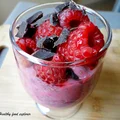 Malinowy pudding chia