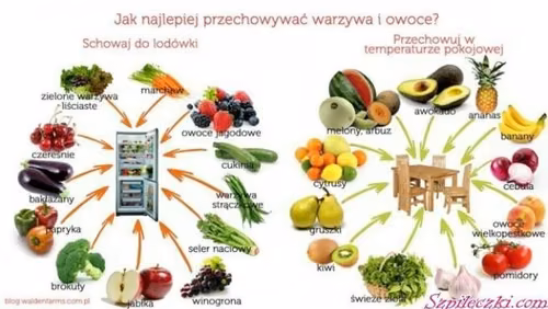 Jak najlepiej przechowywać warzywa i owoce