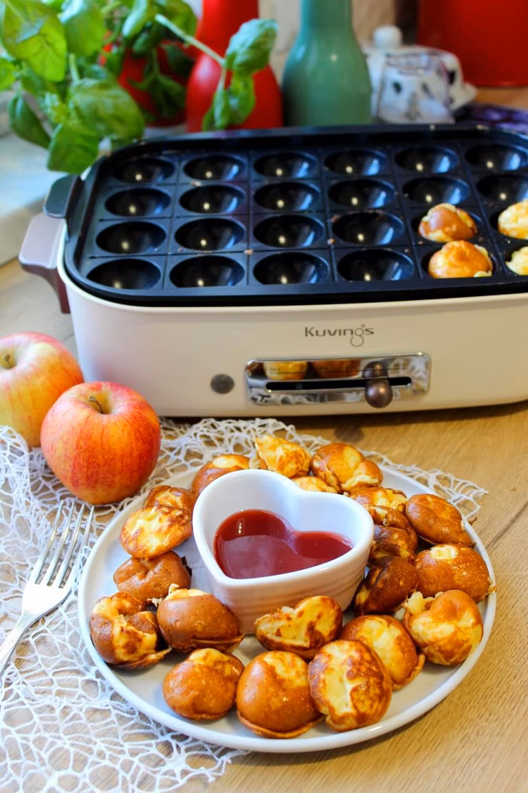Mini jogurtowo-jabłkowe placuszki