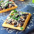 ZAPIEKANKI Z PIECZARKAMI NA GOFRACH (BEZGLUTENOWE)