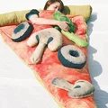 Śpiwór w kształcie pizzy