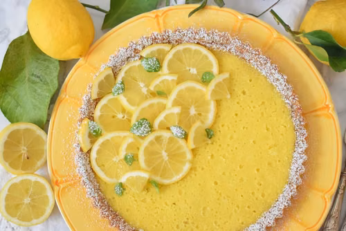 Tarta z kremem cytrynowym