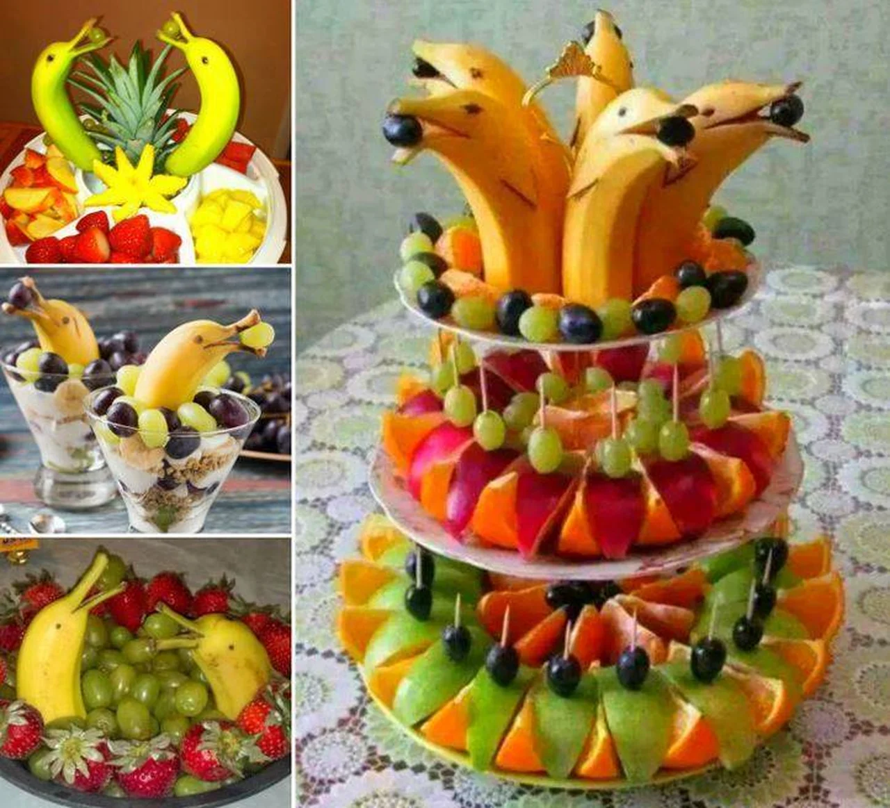 Dekoracje z owoców