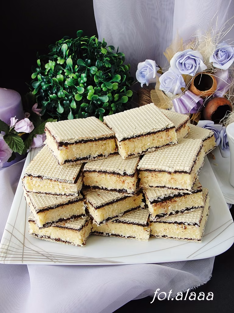 Wafle kokosowo czekoladowe