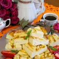 Waniliowy sernik z mango