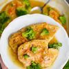 Kurczak w sosie brokułowym