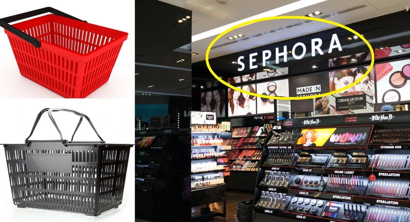 Specjalne kolory koszyków już w Sephora! Wybierasz kolor, a obsługa już wie, co ma robić!