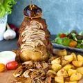Domowy kebab z indyka pieczony w piekarniku