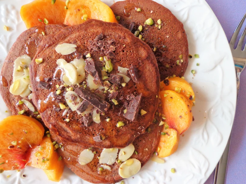 Czekoladowe pancakes