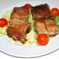 Żeberka panierowane