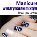 Manicure w Marynarskie Paski