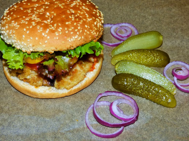 Wegański burger
