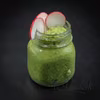 Pesto z liści rzodkiewki
