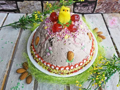 Pascha kakaowa z bakaliami