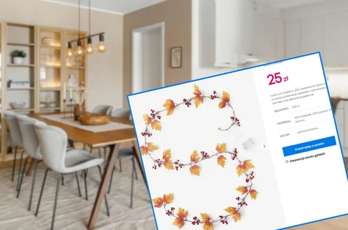 Ten łańcuch LED z Pepco za 25 zł to nowy dekoracyjny hit! Jesienny motyw i ciepłe światło zrobią magiczny klimat i to bez prądu