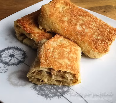 Krokiety z kapustą i grzybami