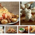 Kurczak pieczony z pieczarkami
