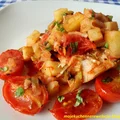 Dorsz pieczony w warzywach - 305 kcal