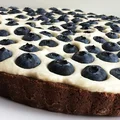Tarta bez pieczenia z borówkami