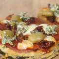 Mini pizze z cukinii wegetariańskie