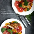 Sałatka z cytrusów w kurczakiem