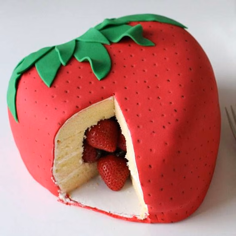 Torcik truskaweczka