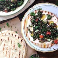 TABBOULEH Z KOMOSY Z PITĄ I PIKANTNYM JOGURTEM
