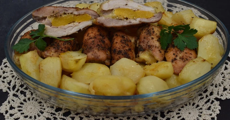 Udka pieczone z ziemniakami