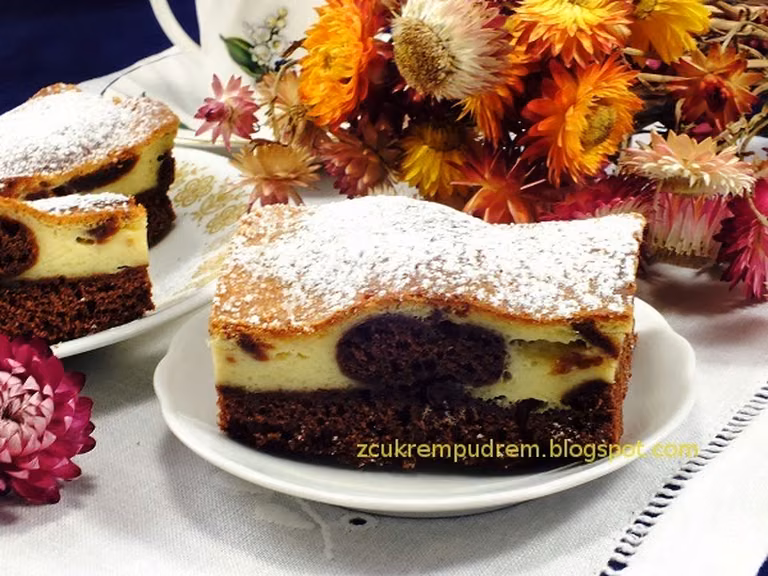 ciasto czekoladowe z serem