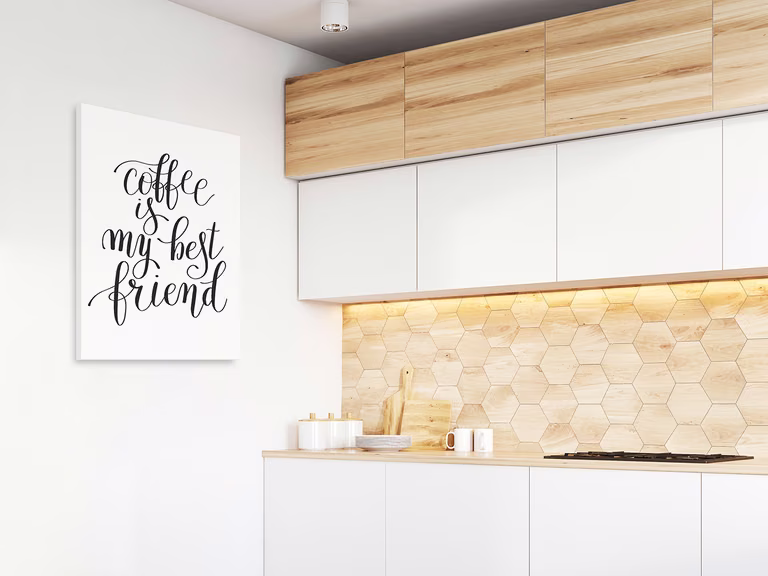 Coffee is my best friend - obraz z napisem