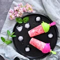 Lody truskawkowe z ciasteczkami