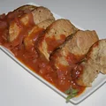 Schab z sosem śliwkowym