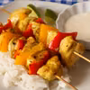 Pikantne FIT szaszłyki z kurczaka w sosie jogurtowym -370 kcal
